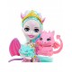 Mattel Royal Enchantimals Deanna Dragon Family (GYJ09)