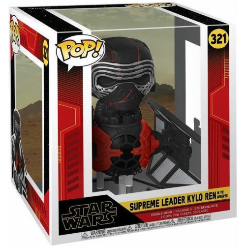 Funko Pop! Deluxe: Star Wars Ep 9 - Supreme Leader Kylo Ren In The Whisper #321 Bobble-Head Vinyl Figure