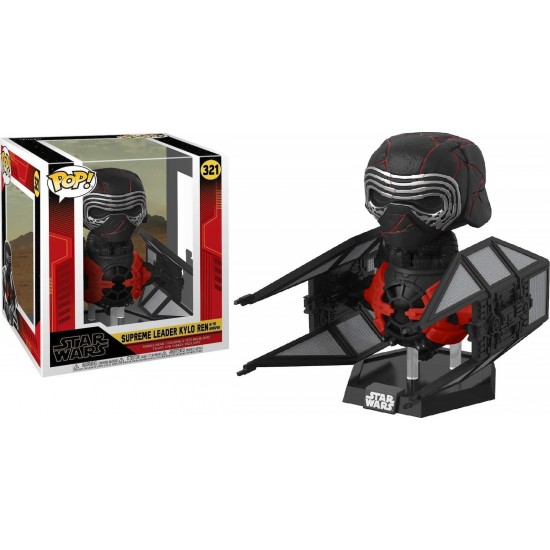 Funko Pop! Deluxe: Star Wars Ep 9 - Supreme Leader Kylo Ren In The Whisper #321 Bobble-Head Vinyl Figure