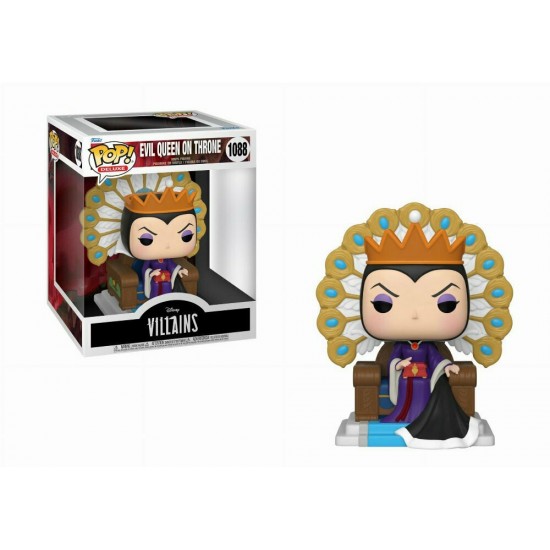 Funko Pop! Deluxe: Disney Villains Snow White and the Seven Dwarfs - Evil Queen on Throne #1088 Vinyl Figure (054796)