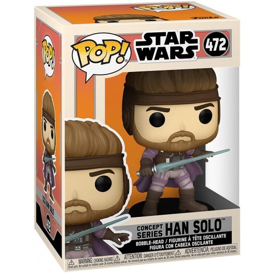 Funko Pop! Disney: Star Wars Concept Series - Han Solo #472 Bobble-Head Vinyl Figure (067609)