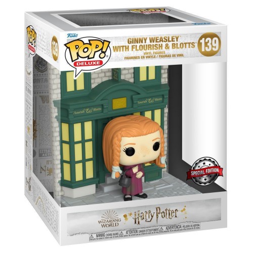Funko Pop! Deluxe: Harry Potter - Ginny Weasley with Flourish & Blotts (Special Edition) #139 Vinyl Figure (068923)