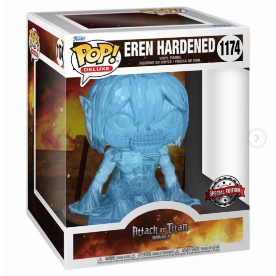 Funko Pop! Deluxe: Attack on Titan S3 - Eren Hardened (Special Edition) #1174 Vinyl Figure (071169)