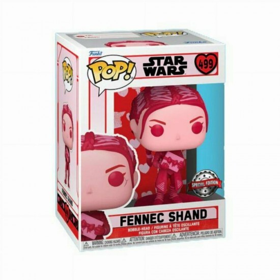 Funko Pop! Star Wars: Valentines S2 - Fennec Shand (Special Edition) #499 Bobble-Head Vinyl Figure (071859)