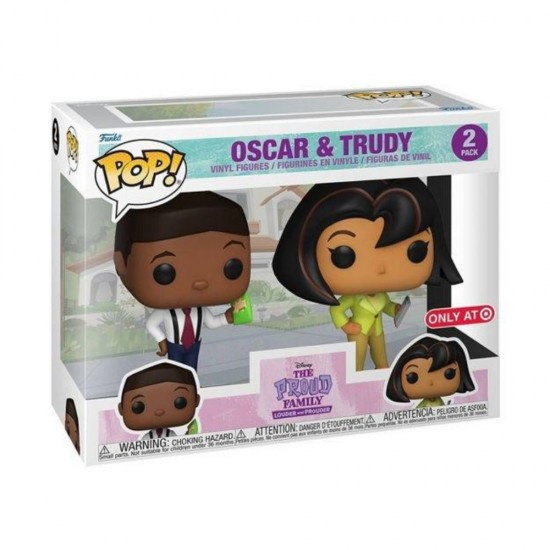 Funko Pop! 2-Pack Disney: The Proud Family Louder & Prouder - Oscar & Trudy (Special Edition) Vinyl Figures (072341)