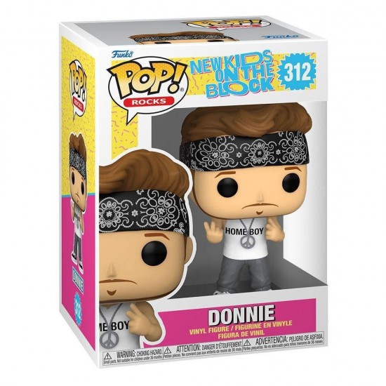 Funko Pop! Rocks: New Kids on the Block - Donnie #312 Vinyl Figure (072799) Funko Pop! Rocks: New Kids on the Block - Donnie #312 Vinyl Figure (072799)