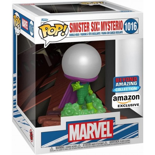 Funko Pop! Deluxe: Marvel Sinister Six: Mysterio (Amazon Exclusive) #1016 Bobble-Head Vinyl Figure (073292)
