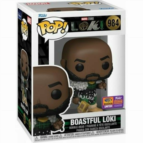 Funko Pop! Marvel: Loki - Boastful Loki (Convention Limited Edition) #984 Bobble-Head Vinyl Figure (073823) Funko Pop! Marvel: Loki - Boastful Loki (Convention Limited Edition) #984 Bobble-Head Vinyl Figure (073823)