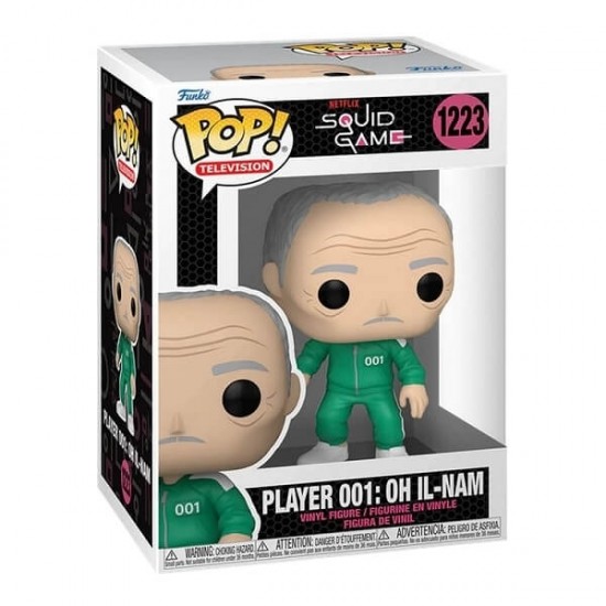 Funko Pop! Television: Squid Game - Player 001: Oh Il-Nam #1223 Vinyl Figure