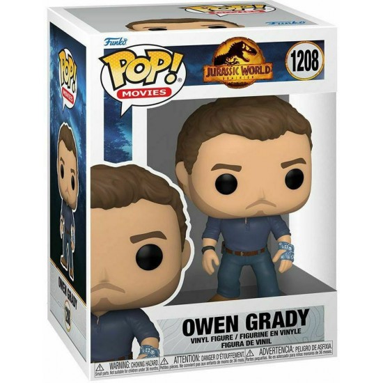 Funko Pop! Movies: Jurassic World Dominion - Owen Grady #1208 Vinyl Figure (074678)