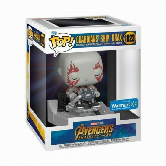Funko Pop! Marvel Deluxe: Avengers Infinity War - Guardians' Ship: Drax (Special Edition) #1023 Bobble-Head Vinyl Figure (074818)