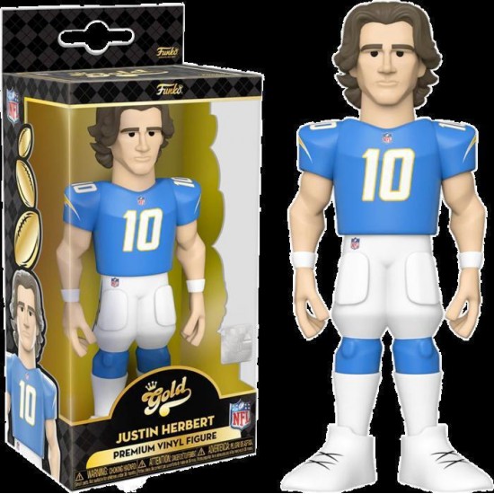 Funko Gold NFL: Chargers - Justin Herbert* Premium Vinyl Figure (12") (074991)