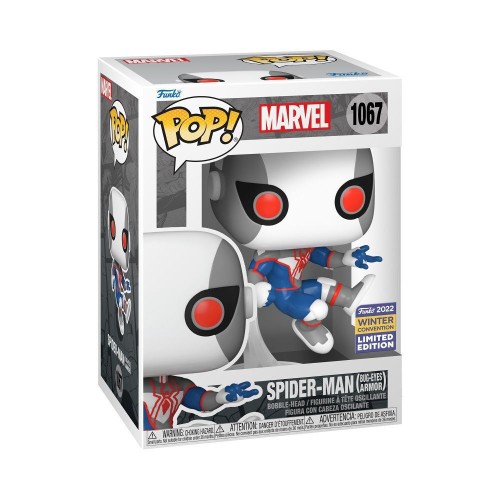 Funko Pop! Marvel Comics - Spider-Man (Bug-Eyes Armor) (Convention Limited Edition) #1067 Bobble-Head Vinyl Figure (076152) Funko Pop! Marvel Comics - Spider-Man (Bug-Eyes Armor) (Convention Limited Edition) #1067 Bobble-Head Vinyl Figure (076152)