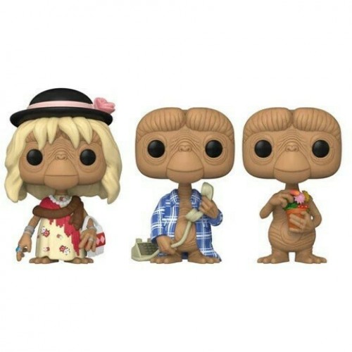 Funko Pop! 3-Pack Movies: E.T. - E.T. in Disguise / E.T. in Robe / E.T. with Flowers (Special Edition) Vinyl Figures (076177) Funko Pop! 3-Pack Movies: E.T. - E.T. in Disguise / E.T. in Robe / E.T. with Flowers (Special Edition) Vinyl Figures (076177)