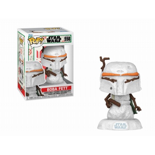 Funko Pop! Disney Star Wars: Holiday - Boba Fett (SNWMN) #558 Bobble-Head Vinyl Figure (077842) Funko Pop! Disney Star Wars: Holiday - Boba Fett (SNWMN) #558 Bobble-Head Vinyl Figure (077842)