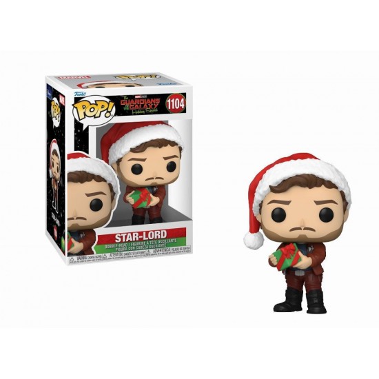 Funko Pop! Marvel: The Guardians of the Galaxy Holiday Special - Star-Lord #1104 Bobble-Head Vinyl Figure (077854)