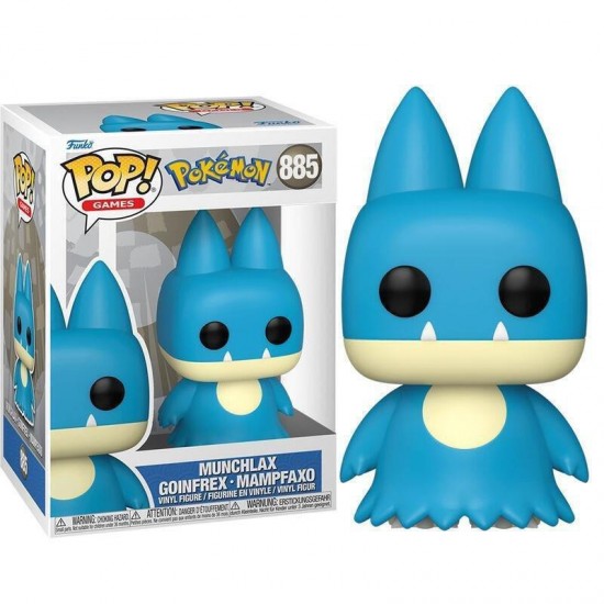 Funko Pop! Games: Pokemon - Munchlax Goinfrex Mampfaxo #885 Vinyl Figure (077926)