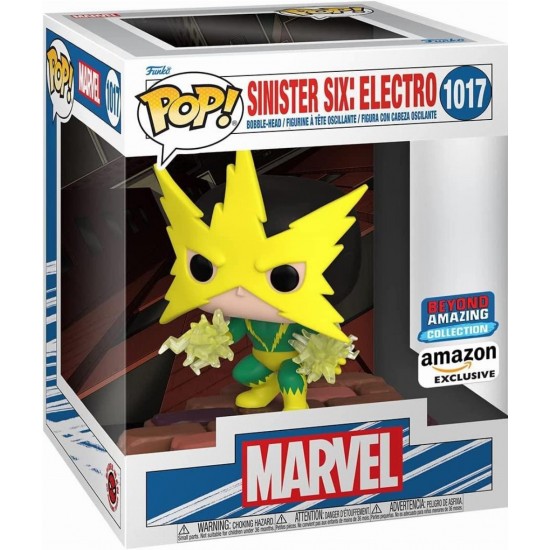 Funko Pop! Deluxe Marvel: Beyond Amazing - Sinister Six: Electro (Special Edition) #1017 Bobble-Head Vinyl Figure (078633) Funko Pop! Deluxe Marvel: Beyond Amazing - Sinister Six: Electro (Special Edition) #1017 Bobble-Head Vinyl Figure (078633)