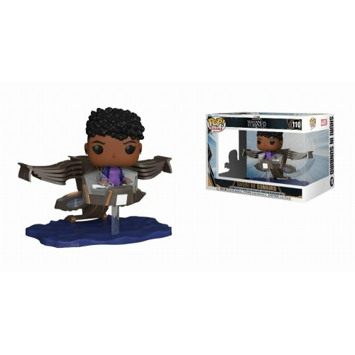 Funko Pop! Rides Super Deluxe: Marvel Black Panther Wakanda Forever - Shuri in Sunbird #110 Bobble-Head Vinyl Figure (078868)