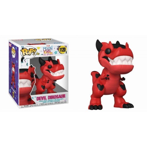 Funko Pop! Super Marvel: Moon Girl & Devil Dinosaur S1 - Devil Dinosaur #1120 Bobble-Head Vinyl Figure (6") (078881) Funko Pop! Super Marvel: Moon Girl & Devil Dinosaur S1 - Devil Dinosaur #1120 Bobble-Head Vinyl Figure (6") (078881)
