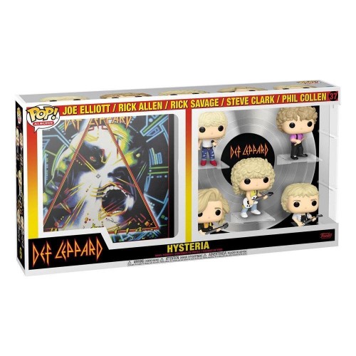 Funko Pop! Deluxe Albums: Def Leppard - Joe Elliott, Rick Allen, Rick Savage, Steve Clark & Phil Collen (Hysteria Tour 1987) (Special Edition) #37 Vinyl Figure (078932) Funko Pop! Deluxe Albums: Def Leppard - Joe Elliott, Rick Allen, Rick Savage, Steve Clark & Phil Collen (Hysteria Tour 1987) (Special Edition) #37 Vinyl Figure (078932)