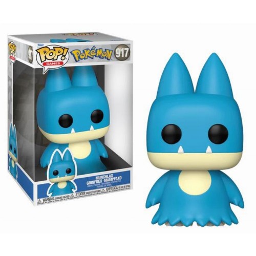 Funko Pop! Jumbo Games: Pokemon - Munchlax #917 Vinyl Figure (10") (079432) Funko Pop! Jumbo Games: Pokemon - Munchlax #917 Vinyl Figure (10") (079432)