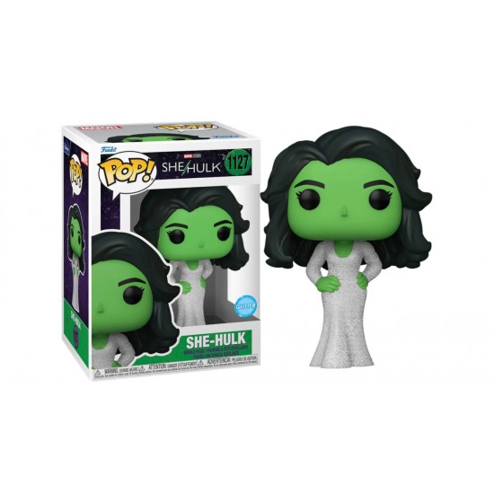 Funko Pop! Marvel: She-Hulk - She-Hulk (Glitter) #1127 Bobble-Head Vinyl Figure (080852)