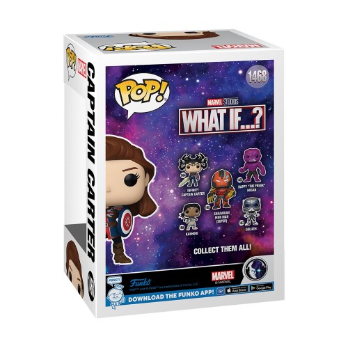 Funko Pop! Marvel: What If - Captain Carter (Special Edition) #1468 Bobble-Head Vinyl Figure (080861)