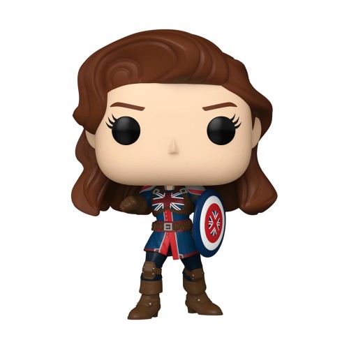 Funko Pop! Marvel: What If - Captain Carter (Special Edition) #1468 Bobble-Head Vinyl Figure (080861)
