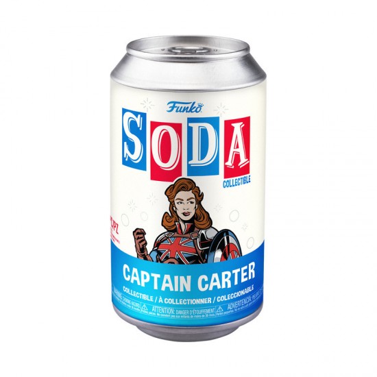 Funko Vinyl Soda Marvel: What If - Captain Carter Collectible Figure (080868)