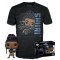 Funko Pop! & Tees (Adult): Marvel Black Panther - Shuri (Glows in the Dark) Bobble-Head Vinyl Figure & T-Shirt (S) (081000)
