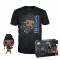 Funko Pop! & Tees (Adult): Marvel Black Panther - Shuri (Glows in the Dark) Bobble-Head Vinyl Figure & T-Shirt (M) (081001)