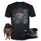 Funko Pop! & Tees (Adult): Marvel Black Panther - Shuri (Glows in the Dark) Bobble-Head Vinyl Figure & T-Shirt (L) (081002)