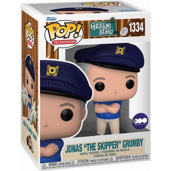 Funko Pop! Television: Gilligan’s Island - Jonas "The Skipper" Grumby #1334 Vinyl Figure (081625)