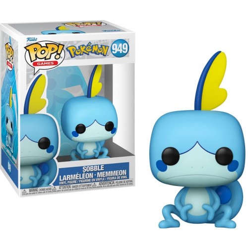 Funko Pop! Games: Pokemon - Sobble Larmeleon Memmeleon #949 Vinyl Figure (081684)