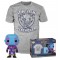 Funko Pop! & Tee (Adult): Marvel Guardians of the Galaxy - Drax (Blacklight) (Special Edition) Vinyl Figure and T-Shirt (L) (082442)