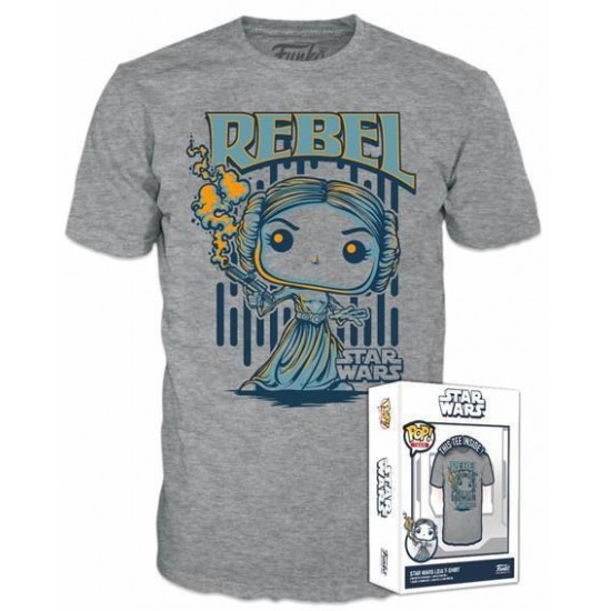 Funko Boxed Tee: Star Wars NC - Leia T-Shirt (S) (082454)
