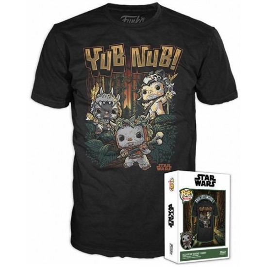 Funko Boxed Tees: Disney Star Wars Return of the Jedi - Village of Ewoks (XL) (082475)