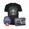 Funko Pop! & Tee (Adult): Tim Burton's Corpse Bride - Emily (Blacklight) Vinyl Figure and T-Shirt (L) (083654)