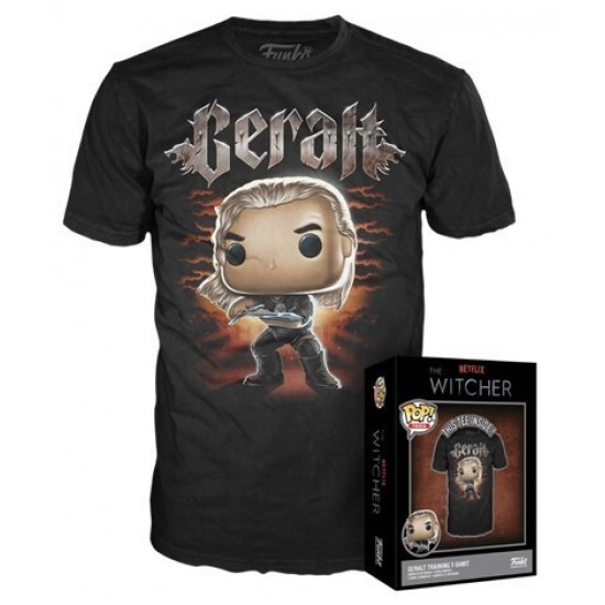 Funko Boxed Tees: The Witcher - Geralt Training (L) (083683)
