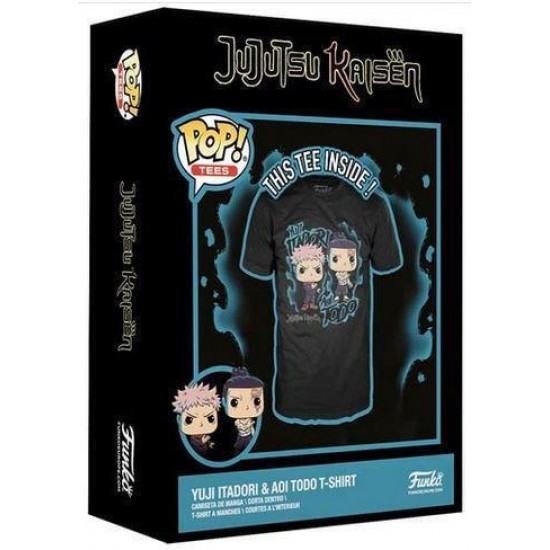 Funko Boxed Tee: Jujutsu Kaisen - Yuji and Aoi (L) (083687)