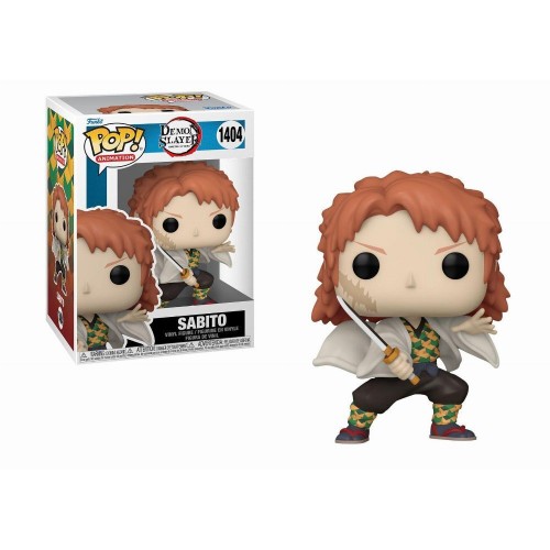 Funko Pop! Animation: Demon Slayer: Kimetsu No Yaiba - Sabito (No Mask) #1404 Vinyl Figure (085164)