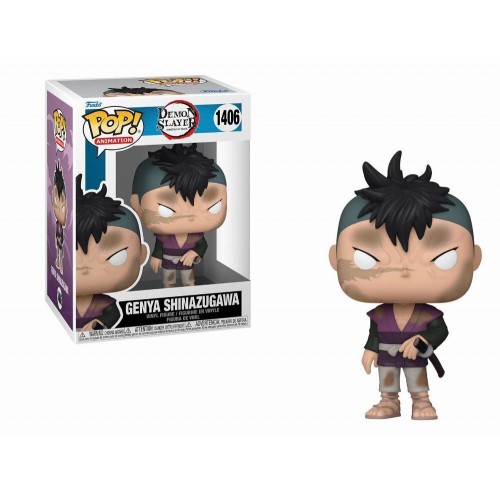 Funko Pop! Animation: Demon Slayer Kimetsu no Yaiba - Genya Shinazugawa #1406 Vinyl Figure (085165) Funko Pop! Animation: Demon Slayer Kimetsu no Yaiba - Genya Shinazugawa #1406 Vinyl Figure (085165)