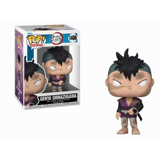 Funko Pop! Animation: Demon Slayer Kimetsu no Yaiba - Genya Shinazugawa #1406 Vinyl Figure (085165)
