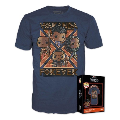 Funko Boxed Tee: Black Panther Wakanda Forever T-Shirt (S) (085895)