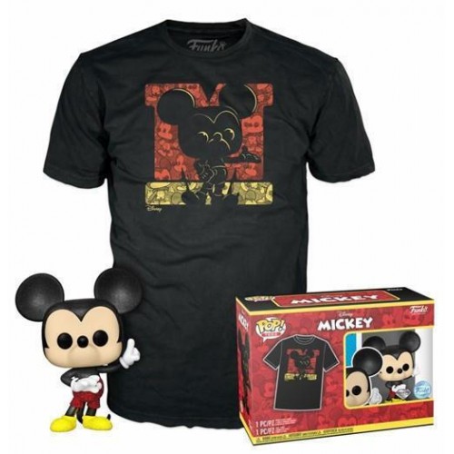 Funko Pop! & Tees (Adult): Disney - Mickey Mouse (Diamond Collection) (Special Edition) Vinyl Figure & T-Shirt (M) (086413) Funko Pop! & Tees (Adult): Disney - Mickey Mouse (Diamond Collection) (Special Edition) Vinyl Figure & T-Shirt (M) (086413)