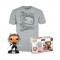 Funko Pop! & Tees (Adult): Disney Star Wars - Ahsoka Tano (Glows in the Dark) Bobble-Head Vinyl Figure & T-Shirt (M) (086425)