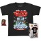 Funko Pocket Pop! & Tee (Child) Disney: Star Wars - Holiday R2-D2 (Metallic) Vinyl Figure & T-Shirt (S)(086448)