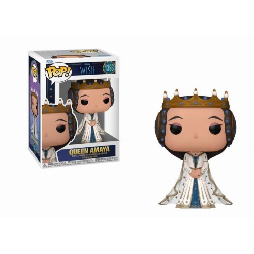 Funko Pop! Disney: Wish - Queen Amaya #1393 Vinyl Figure (086510) Funko Pop! Disney: Wish - Queen Amaya #1393 Vinyl Figure (086510)