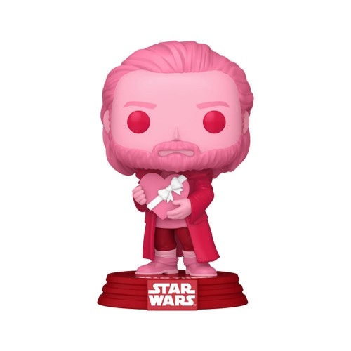 Funko Pop! Disney Star Wars: Valentines S4 - Obi-Wan Kenobi #671 Bobble-Head Vinyl Figure (087693)